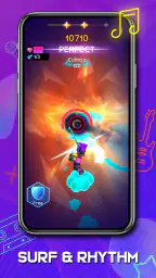 Cyber Surfer : 리듬 모험 screenshot