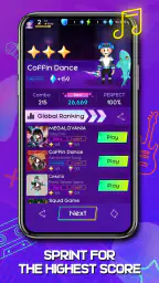 Cyber Surfer : 리듬 모험 screenshot
