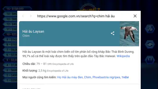 Đi Tìm Triệu Phú - Đọc Câu Hỏi screenshot