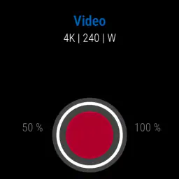 EasyBlack 9 for GoPro, Wear OS screenshot