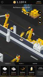 Factory 회사 타이쿤. Idle Tycoon screenshot