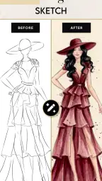 Fashion Design Clothes: Sketch screenshot