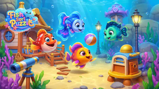Fish Sort Puzzle: 퍼즐 게임 screenshot
