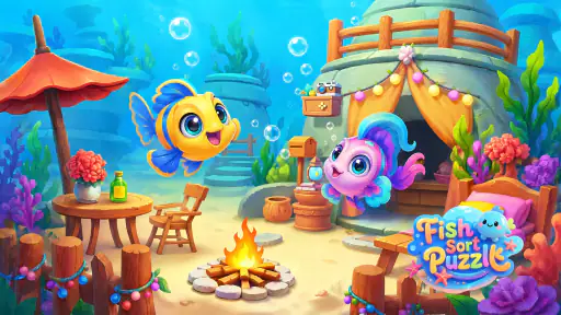 Fish Sort Puzzle: 퍼즐 게임 screenshot