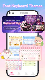 Font Keyboard Themes, Emoji screenshot