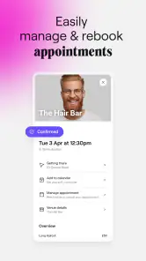 Fresha for customers screenshot