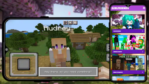 Girlfriend Mod for Minecraft screenshot