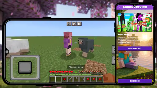 Girlfriend Mod for Minecraft screenshot