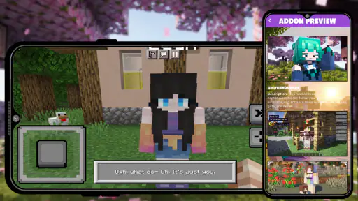 Girlfriend Mod for Minecraft screenshot