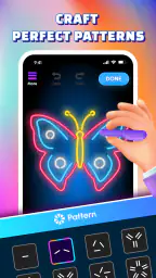 Glow Art Drawing - Doodle App screenshot