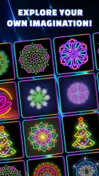 Glow Art Drawing - Doodle App screenshot