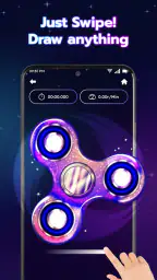 Glow Art: Finger Spinner screenshot
