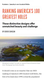Golf Digest Magazine screenshot