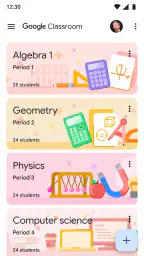 Google 클래스룸 screenshot