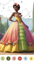 Gown Color- 숫자별 색상 screenshot