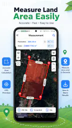 GPS 면적 측정- 토지 면적 계산기 screenshot
