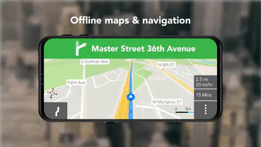 GPS 지도, 내비게이션, 나침반, 날씨 및 교통 screenshot