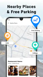 GPS 지도 음성 내비게이션 앱 screenshot