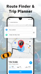 GPS 지도 음성 내비게이션 앱 screenshot