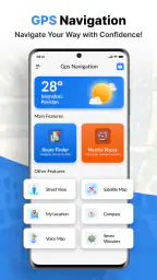 GPS 지도 음성 내비게이션 screenshot