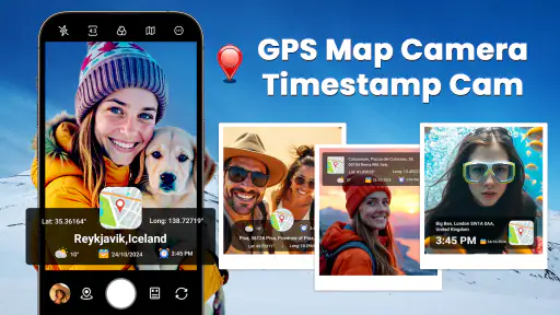GPS 지도 카메라: 타임스탬프 캠 screenshot