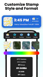 GPS 지도 카메라: 타임스탬프 캠 screenshot
