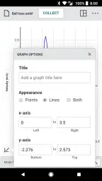 Graphical Analysis screenshot