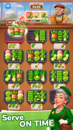 Grill Master: 음식 정렬 퍼즐 screenshot