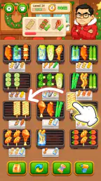 Grill Sort - 고기구이, 바비큐 맞추기 screenshot
