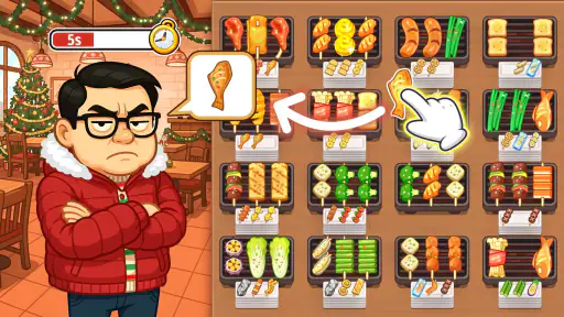 Grill Sort - 고기구이, 바비큐 맞추기 screenshot
