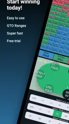 GTO 프리플롭: 홀덤 포커 AI 솔버 & 레인지 코치 screenshot