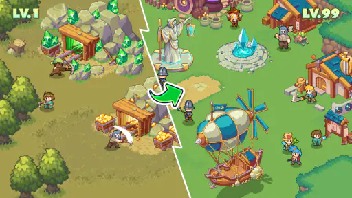 Guardian War: RPG 픽셀 영웅 screenshot