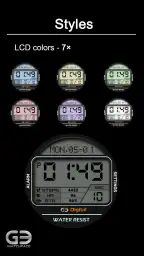 GYD001: Retro watchface screenshot