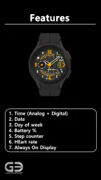 GYH007: Hybrid watchface screenshot