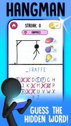 Hangman Game: 2 player puzzles screenshot