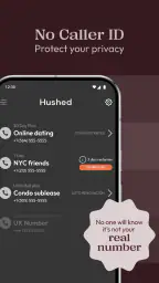 Hushed - 두 번째 전화번호 screenshot