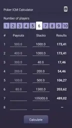 ICM Calculator screenshot
