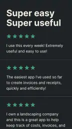 Invoice Maker Tofu & Receipts screenshot