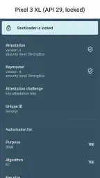 Key Attestation Demo screenshot