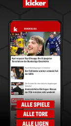 kicker Fußball News screenshot