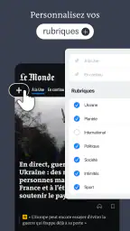 Le Monde, Actualités en direct screenshot