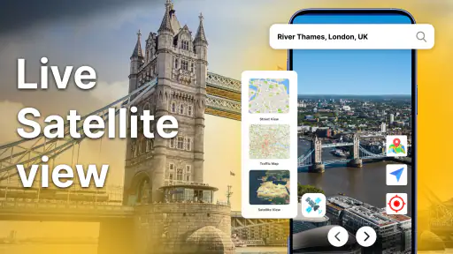 Live Earth Map: Satellite View screenshot