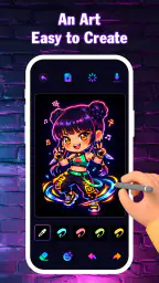 Magic Doodle: Neon Drawing screenshot