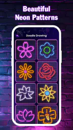 Magic Doodle: Neon Drawing screenshot