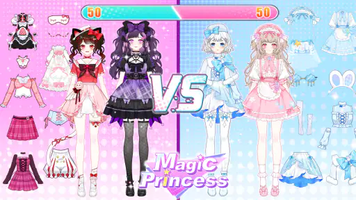 Magic Princess: 메이크업 & 캐릭터 만들기 screenshot