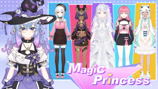 Magic Princess: 메이크업 & 캐릭터 만들기 screenshot