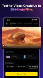 MagicLight AI: 원클릭 30분 영상 생성기 screenshot
