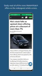 MarketWatch screenshot