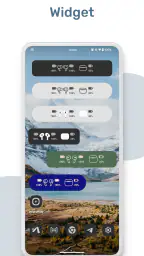 MaterialPods: AirPods battery screenshot