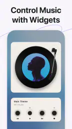 MD Vinyl - 음악 플레이어 위젯 screenshot